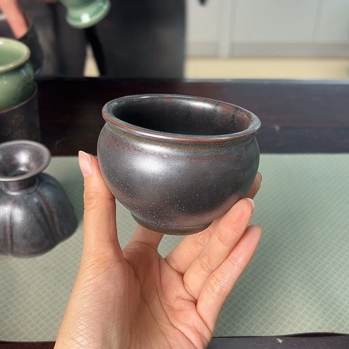 龙泉云间青瓷小米茶器