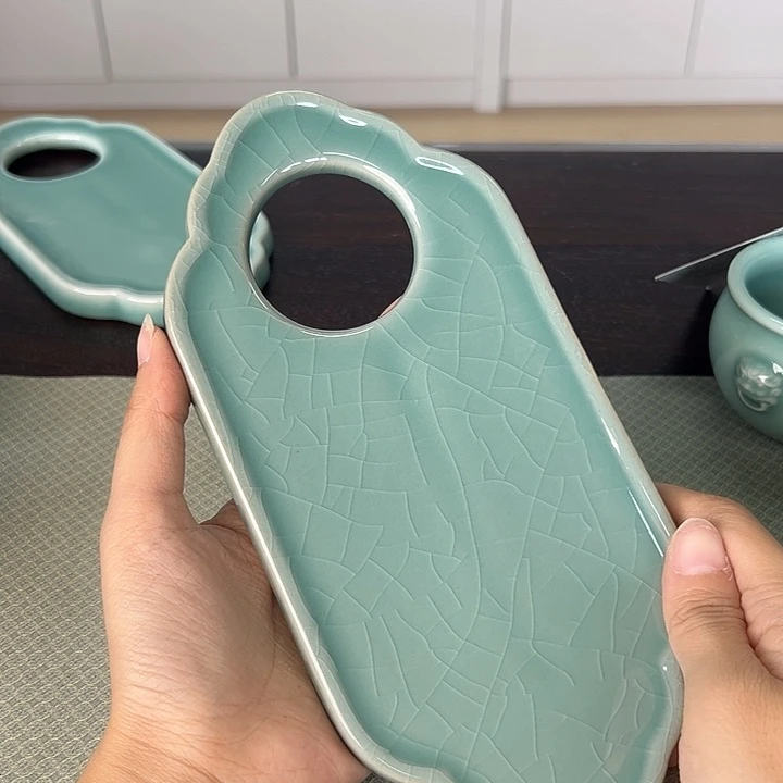 龙泉云间青瓷小米茶器