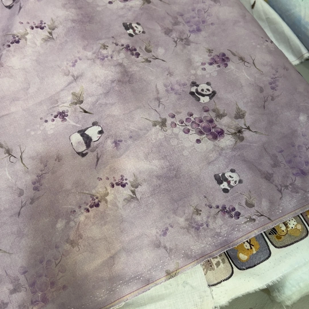 棉一米价弹力亚麻棉帆布1.3米宽果子b