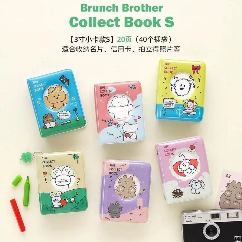 ins啦啦队狗相册3寸照片相册一宫格卡包小卡拍立得小马宝莉收纳册