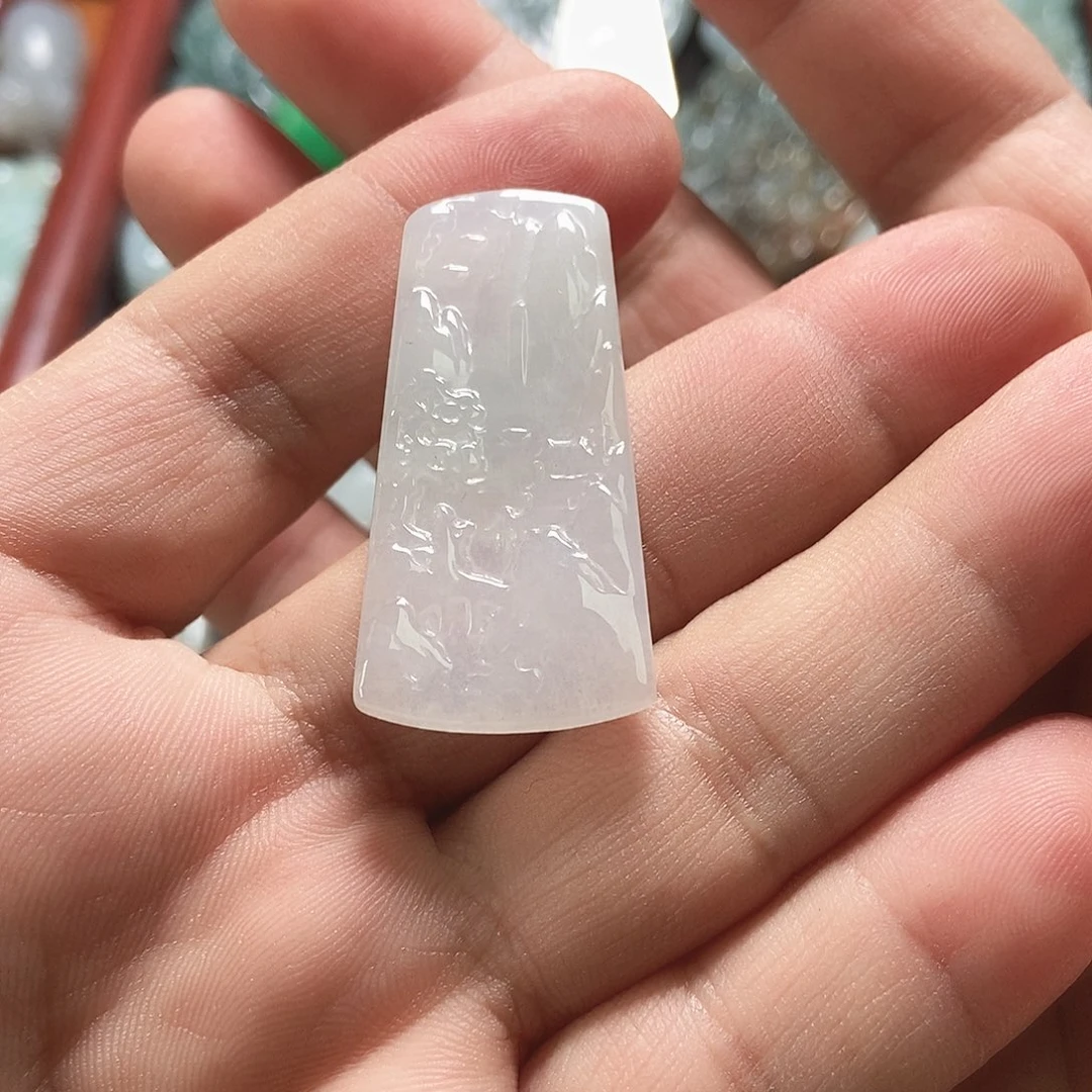 翡翠未镶嵌颈饰翡翠挂件