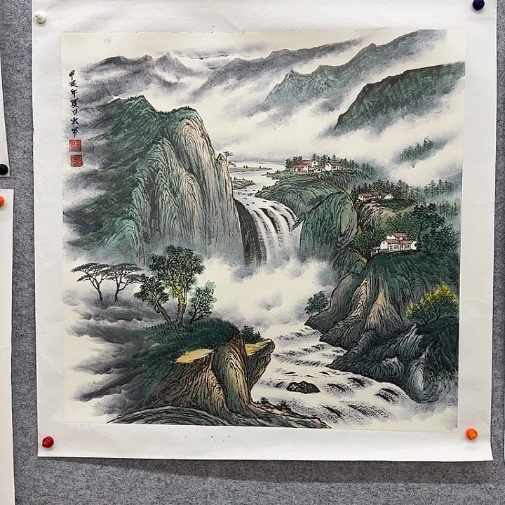 国画花鸟的翅膀和翅膀是一样