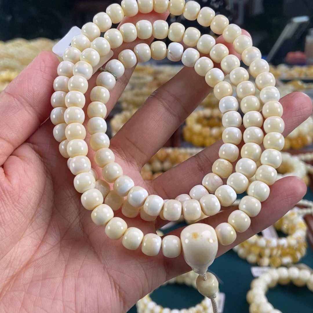 琥珀未镶嵌珠宝奇石7+瓷白蜡108老型27.6