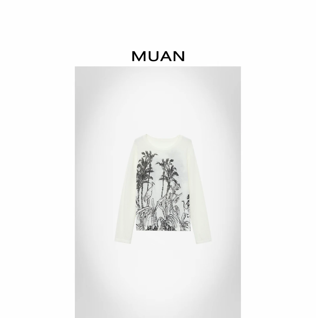 木岸MUAN：《素描人生针织衫》定制166克100水溶羊毛上衣CQ-DG3-149