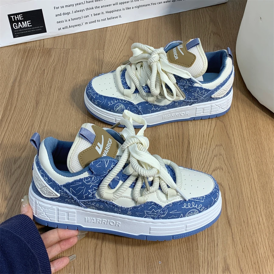 Warrior/回力男鞋潮牌高级感厚底板鞋2025百搭小众情侣运动休闲鞋