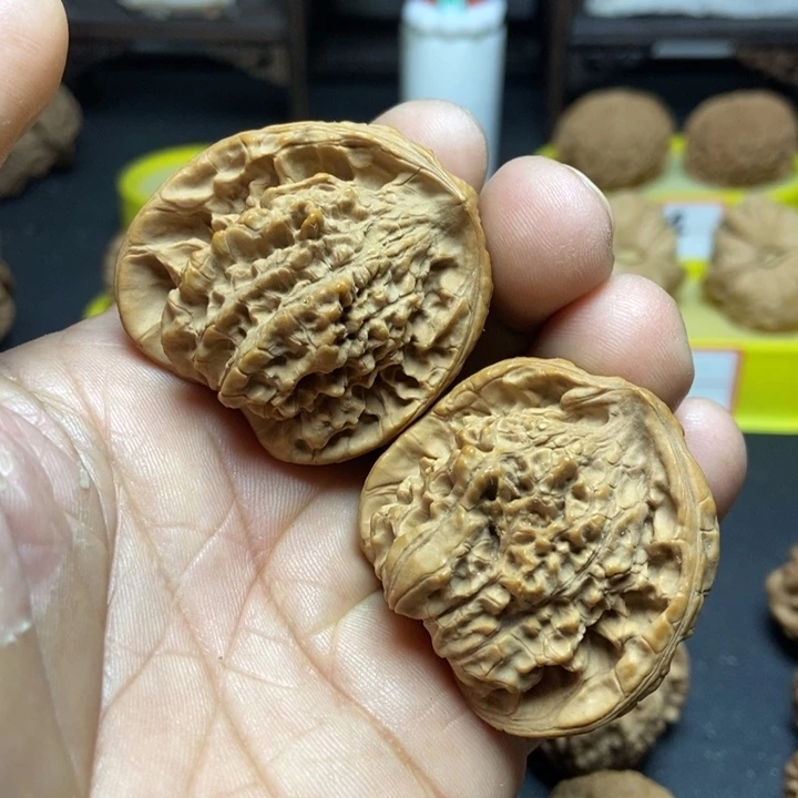 核桃麒麟纹蛇头003