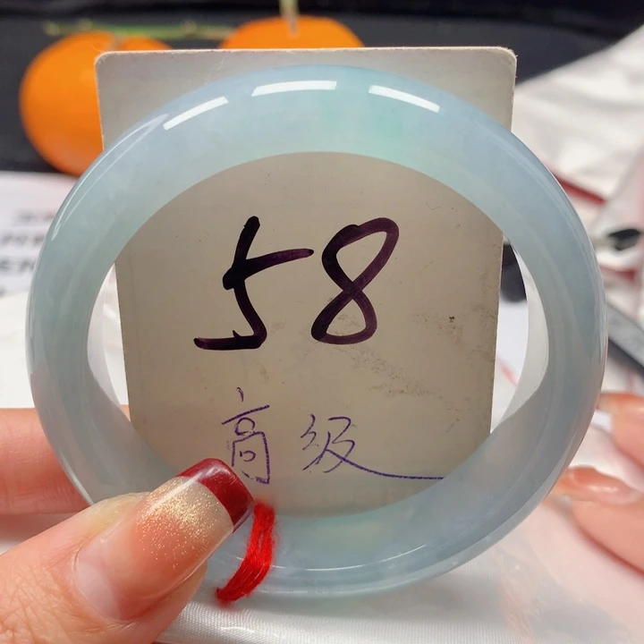 翡翠手镯未镶嵌天然翡翠56圈口