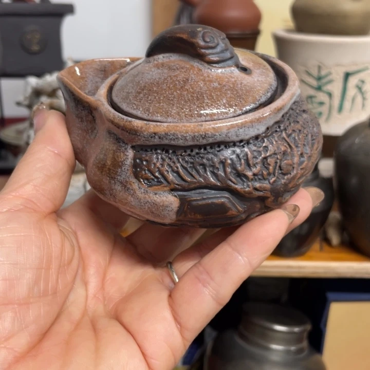 紫砂茶杯人生海海尽兴开怀