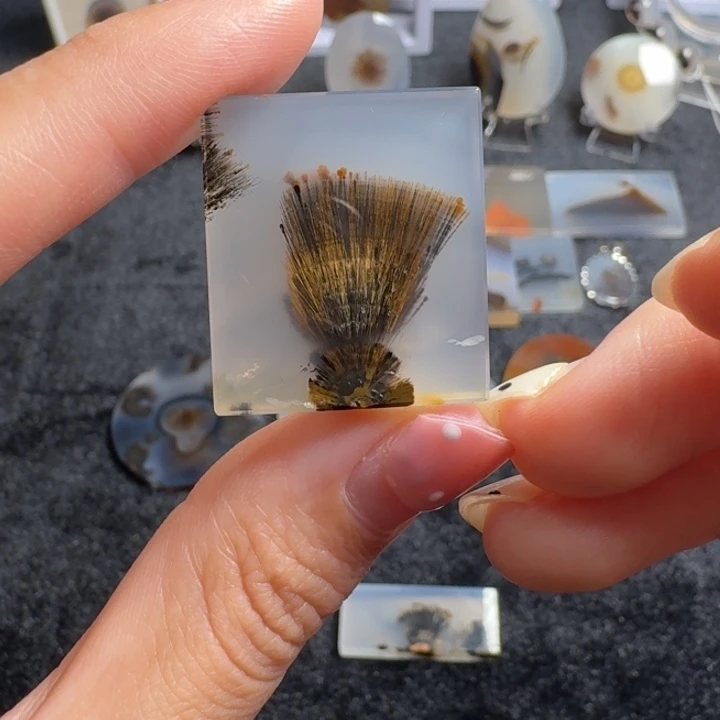 玛瑙/玉髓未镶嵌摆件