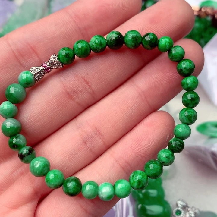 未镶嵌手链翡翠aa