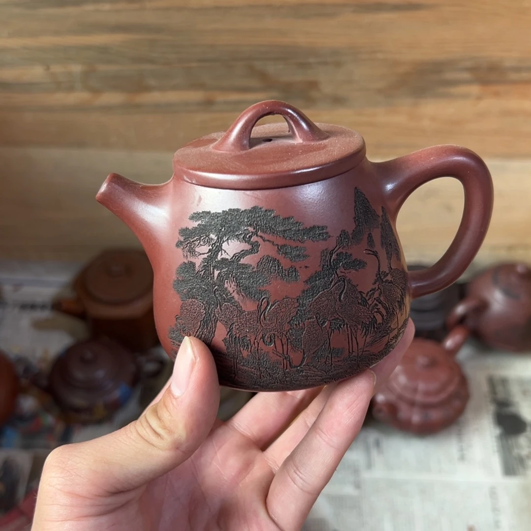 茶壶紫砂老厂紫砂壶一件！