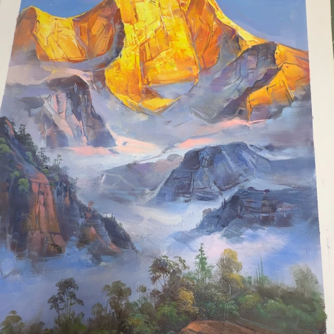 油画加油加油努力加油努力加油