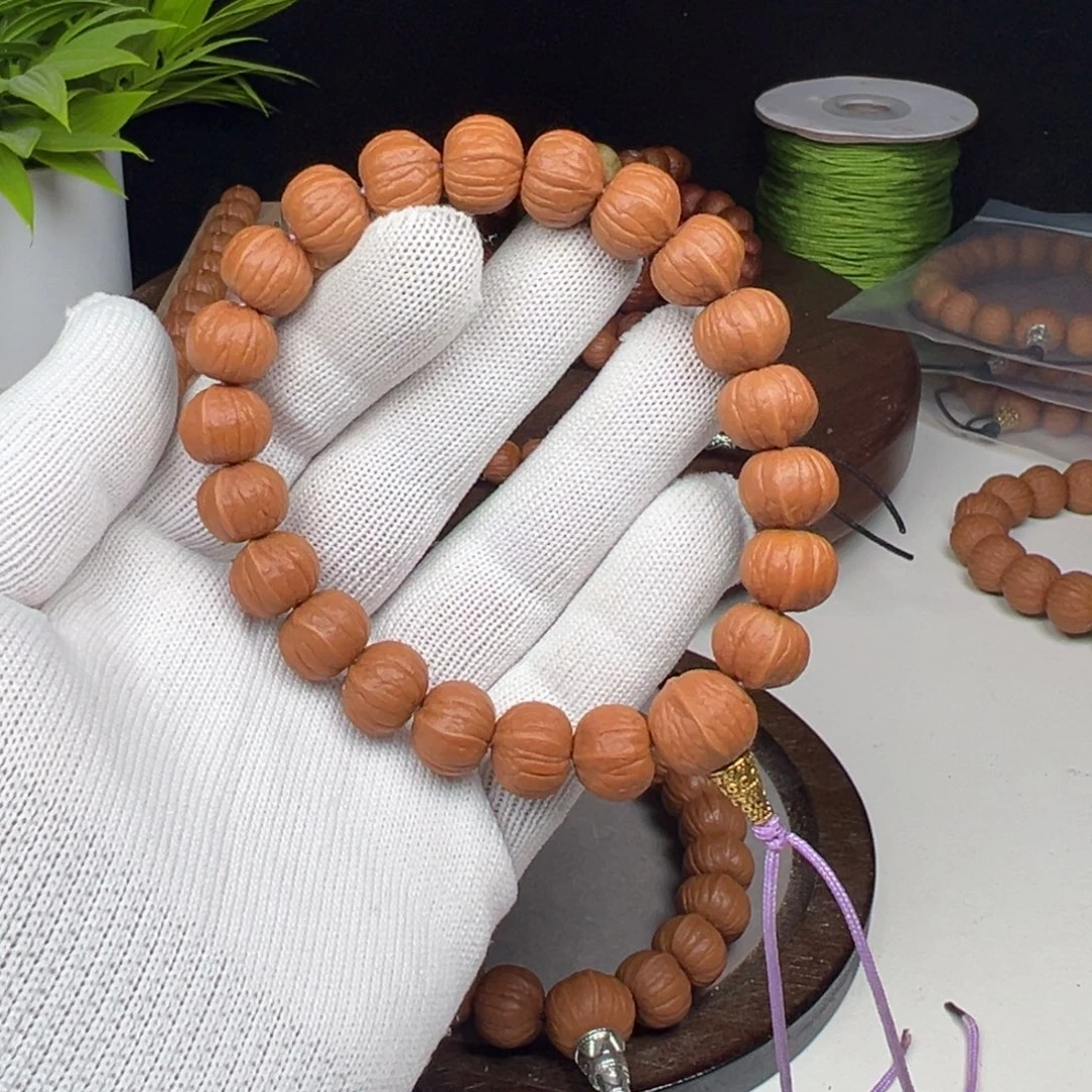 猴头核桃吊坠13.6南瓜精卡同尺矮桩