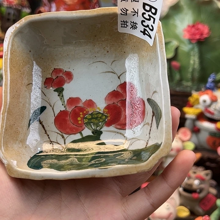 摆件小镇青花每日有新品微瑕