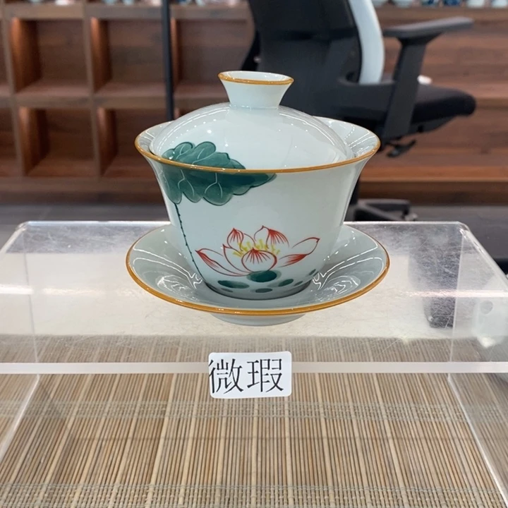釉下老陶泥手工绘制