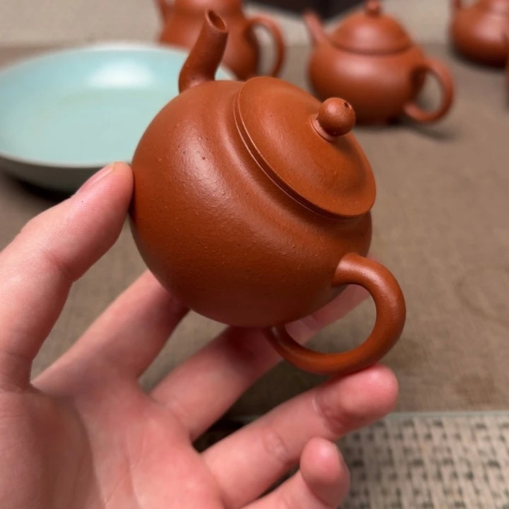 茶壶紫砂小品紫砂壶120cc小细节