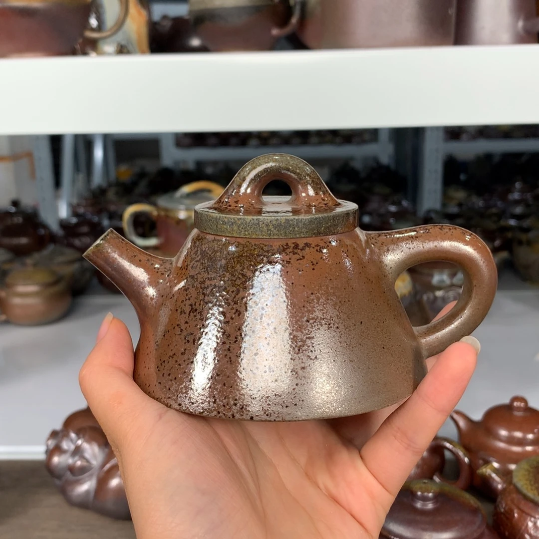 紫砂茶壶纯自然柴烧