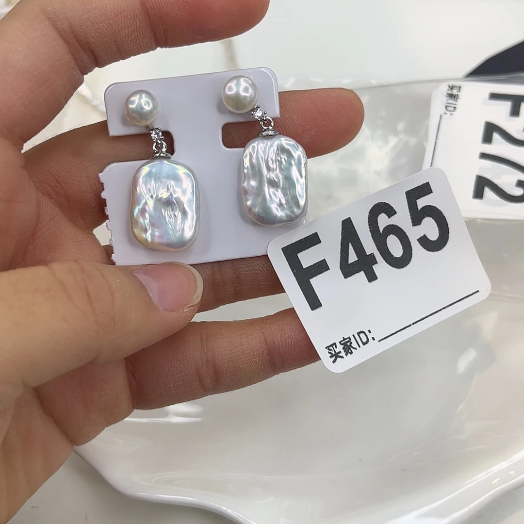 合金耳饰淡水珍珠