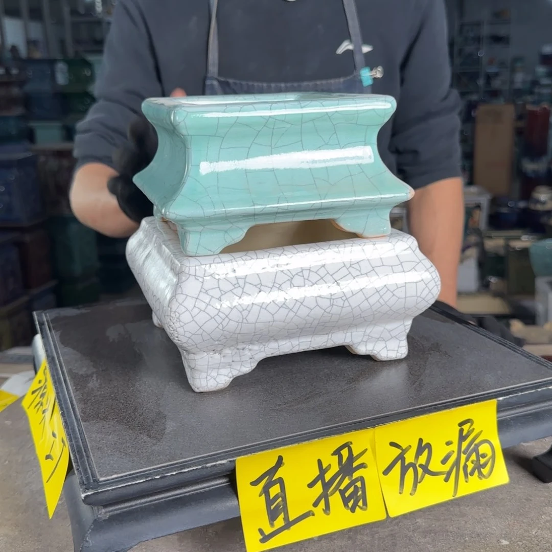 一风堂石湾花盆。微瑕