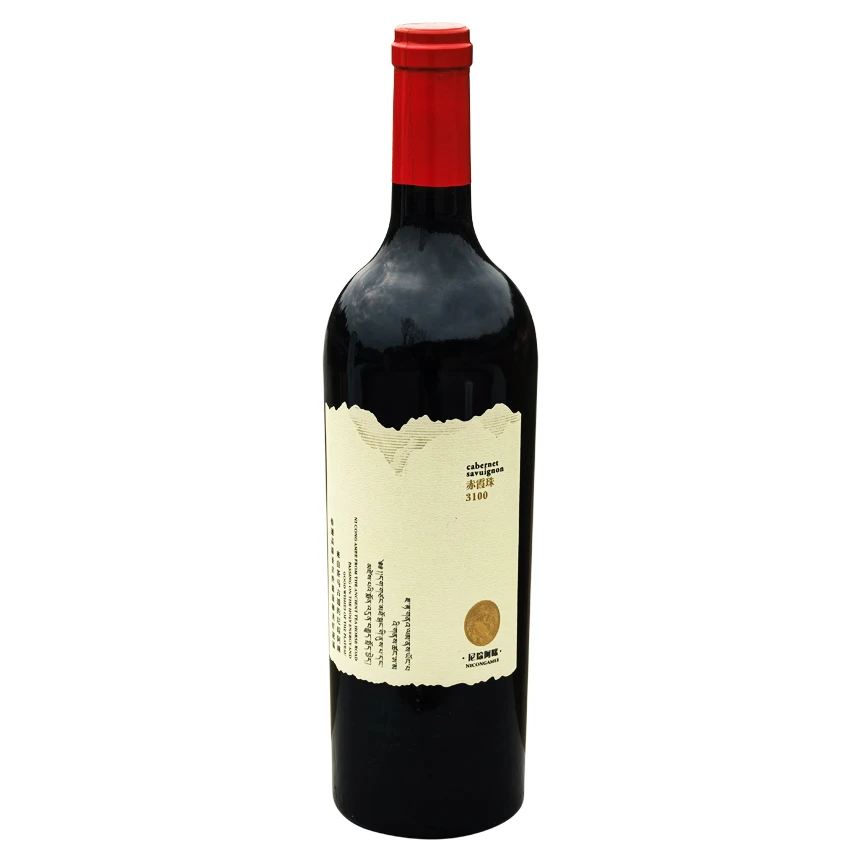 高山葡萄酒四川甘孜得荣县瓦卡镇尼琮阿咪陈酿赤霞珠干红葡萄酒