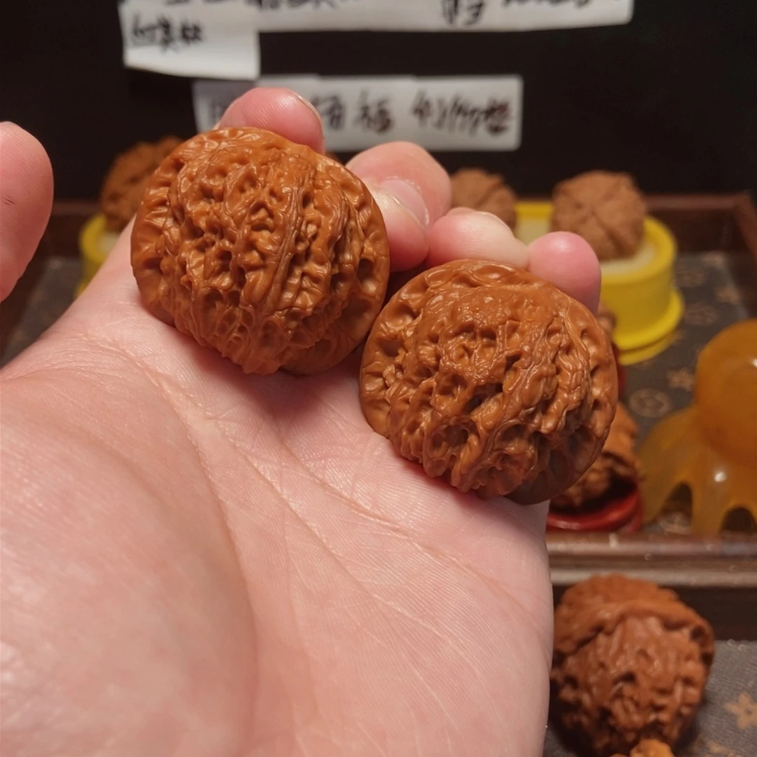 吊坠文玩核桃血麒麟40尺10