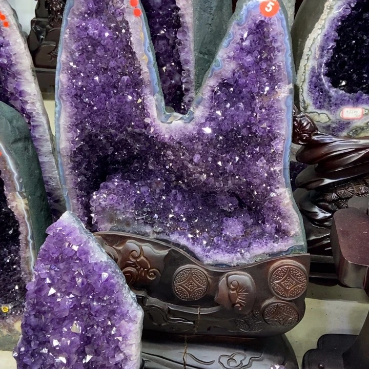 未镶嵌大型摆件（非配饰）紫晶小潘
