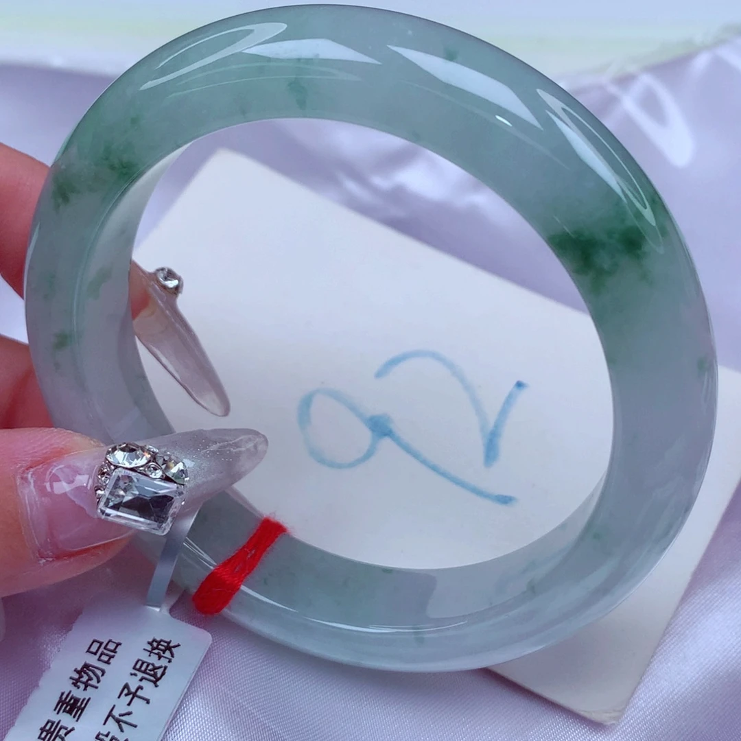 翡翠手镯未镶嵌天然缅甸翡翠A货手镯