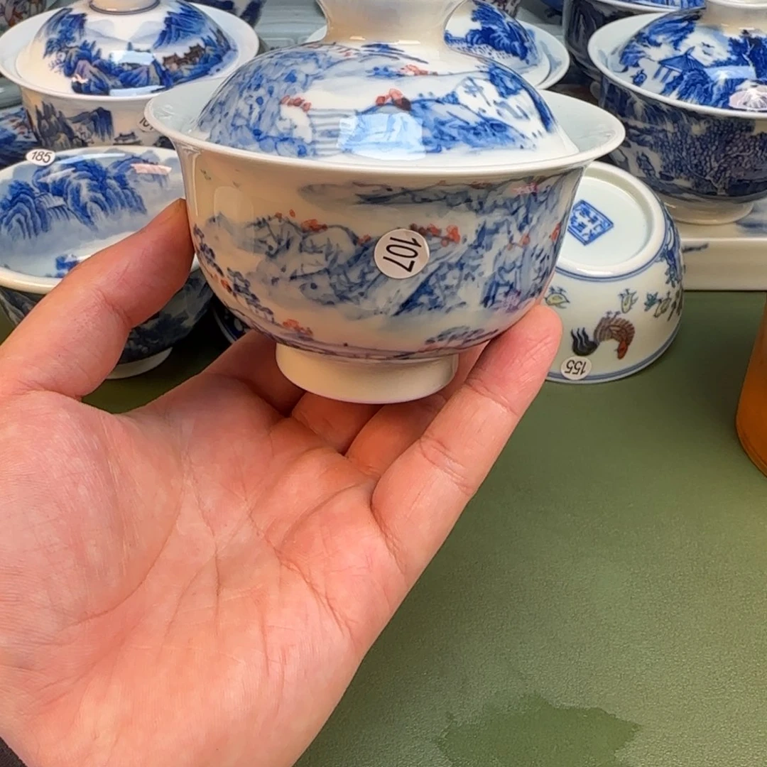 彦祖纯手工手绘茶具107