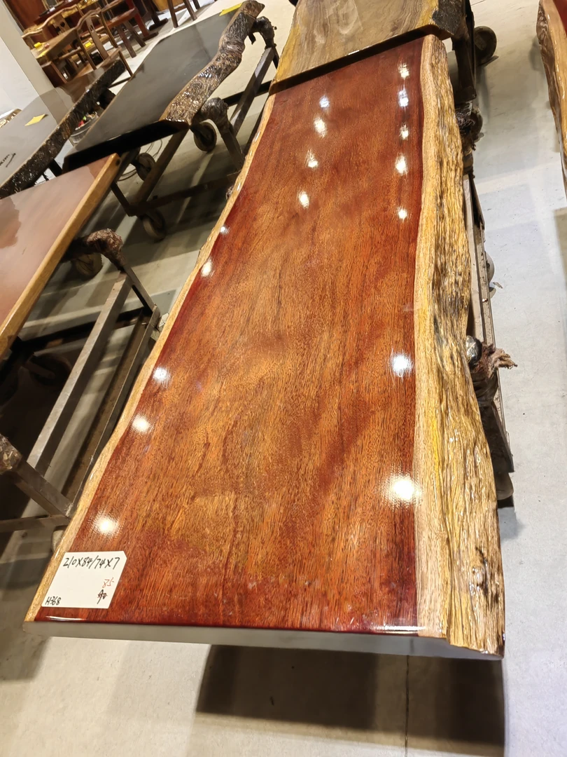 非洲进口实木大板茶桌办公桌