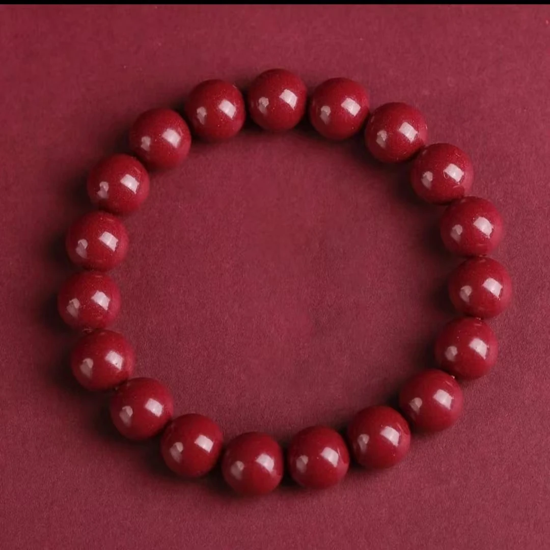 含辰砂工艺品圆珠手串卡8mm (多样性发）Z125