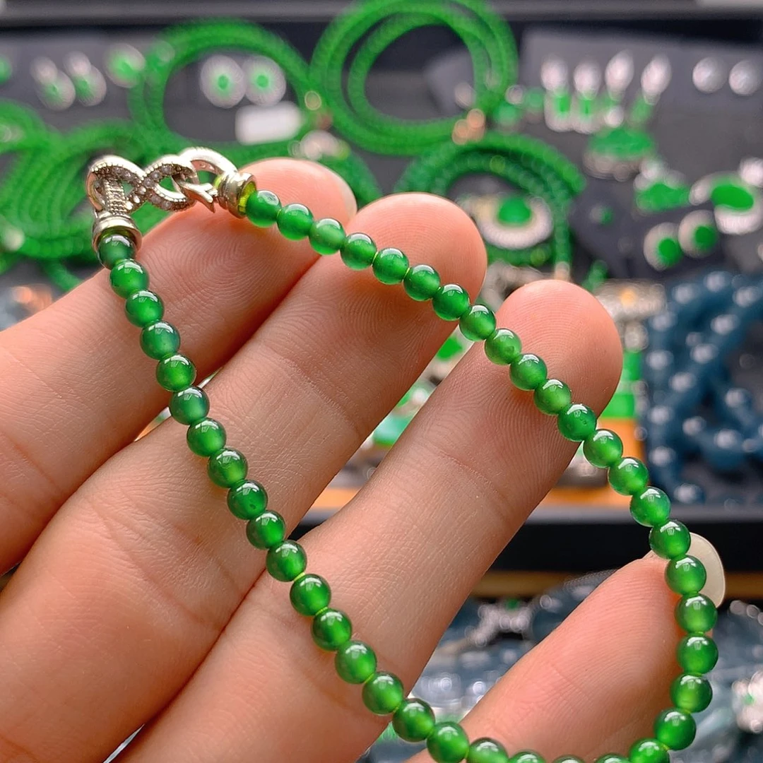 未镶嵌手链翡翠翡翠4.0