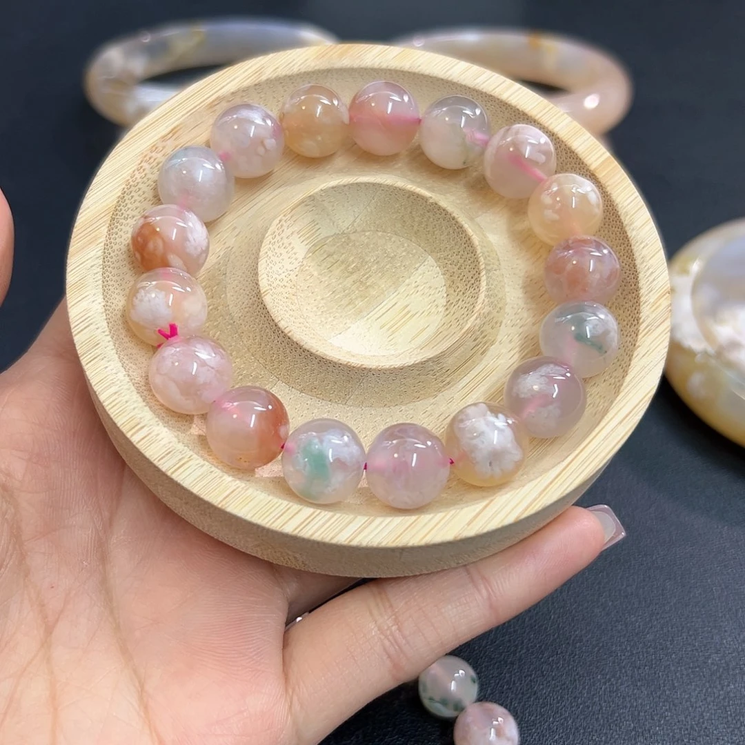 玛瑙/玉髓手镯未镶嵌用****6