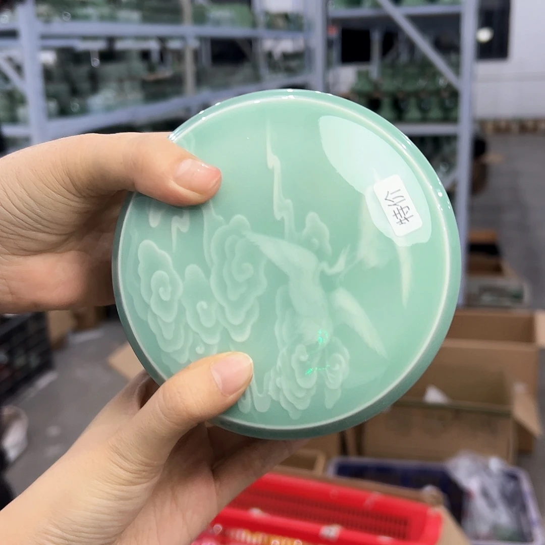 龙泉云间青瓷小米茶器