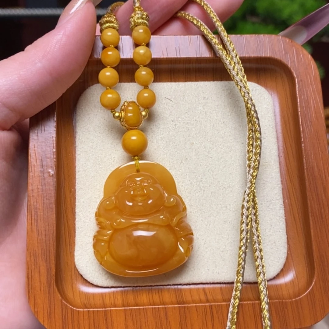【闪购商品】蜜蜡颈饰未镶嵌项链