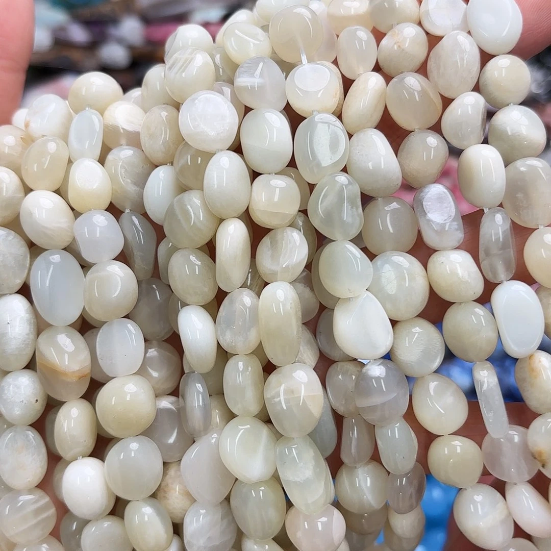 玛瑙/玉髓未镶嵌珠宝半成品12-14白月光随行一条