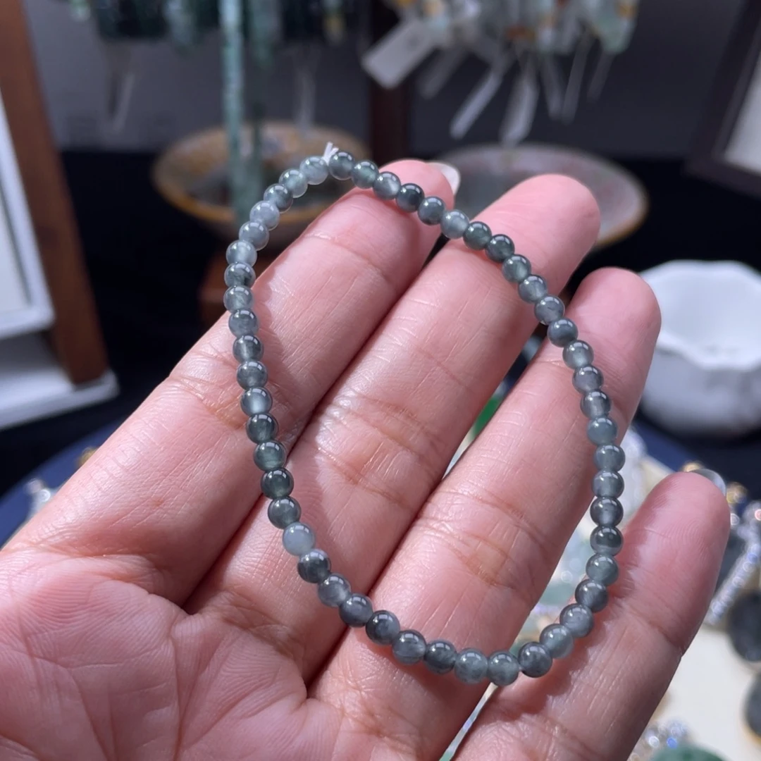 翡翠未镶嵌项链手串