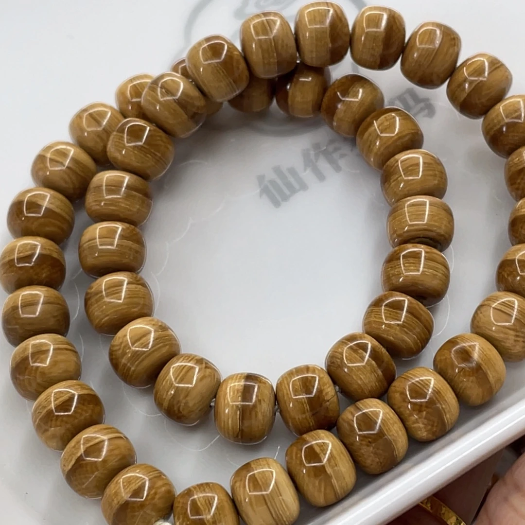 朝***朝猛犸象牙手串/手链/手镯8✖️9手持46颗