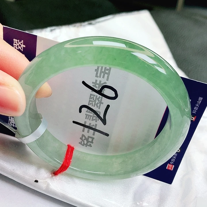 翡翠未镶嵌手镯缅甸天然a货翡翠手镯