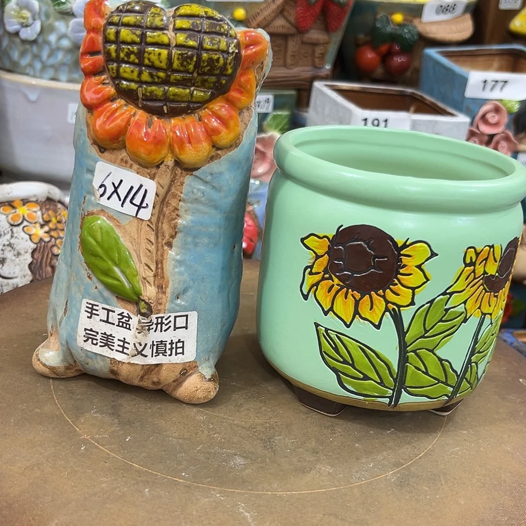 愿*意粗陶多肉花盆花盆