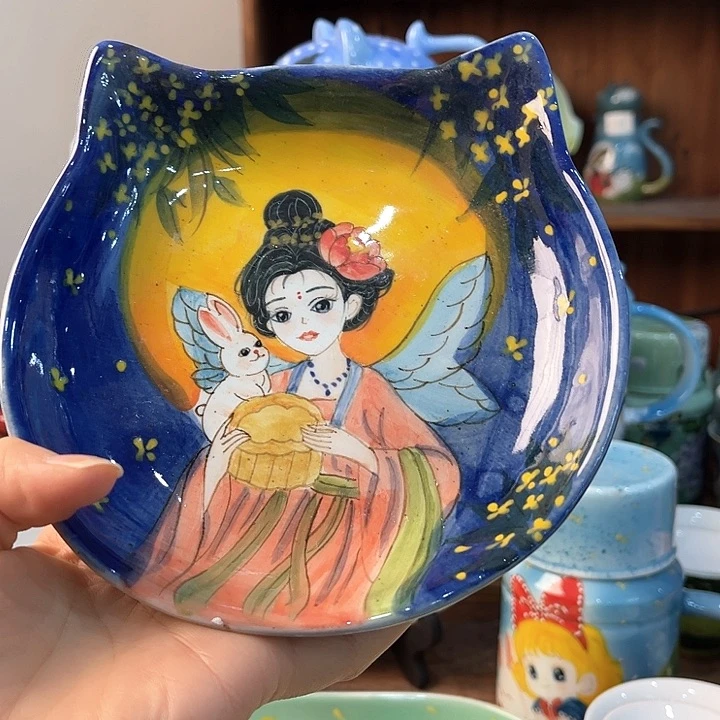 陶景德镇釉下手绘陶瓷