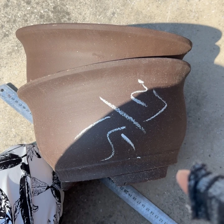 紫砂花盆紫砂的花