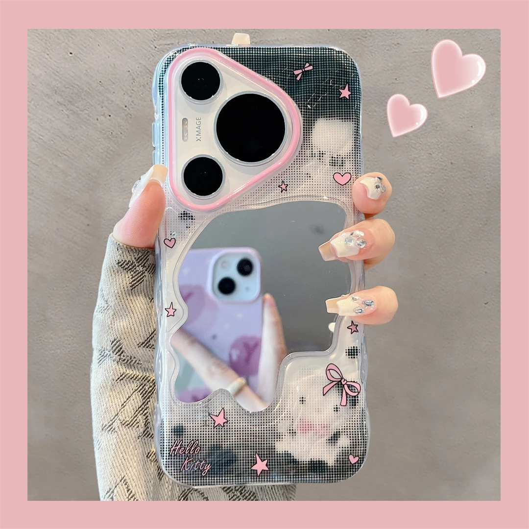 适用华为pura70pro+手机壳可爱卡通星星Kitty猫手链pura80Ultra女