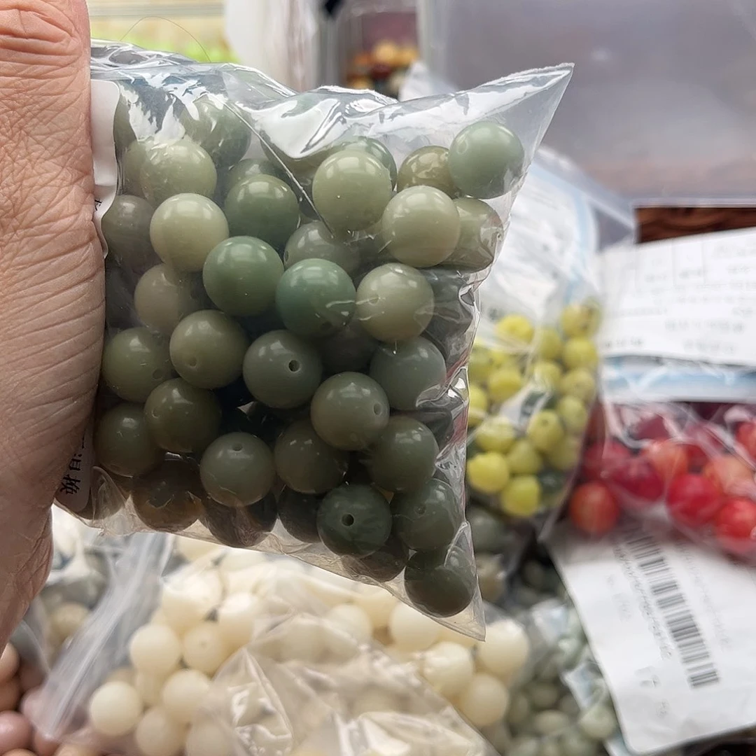 白玉菩提吊坠k/12mm/100颗