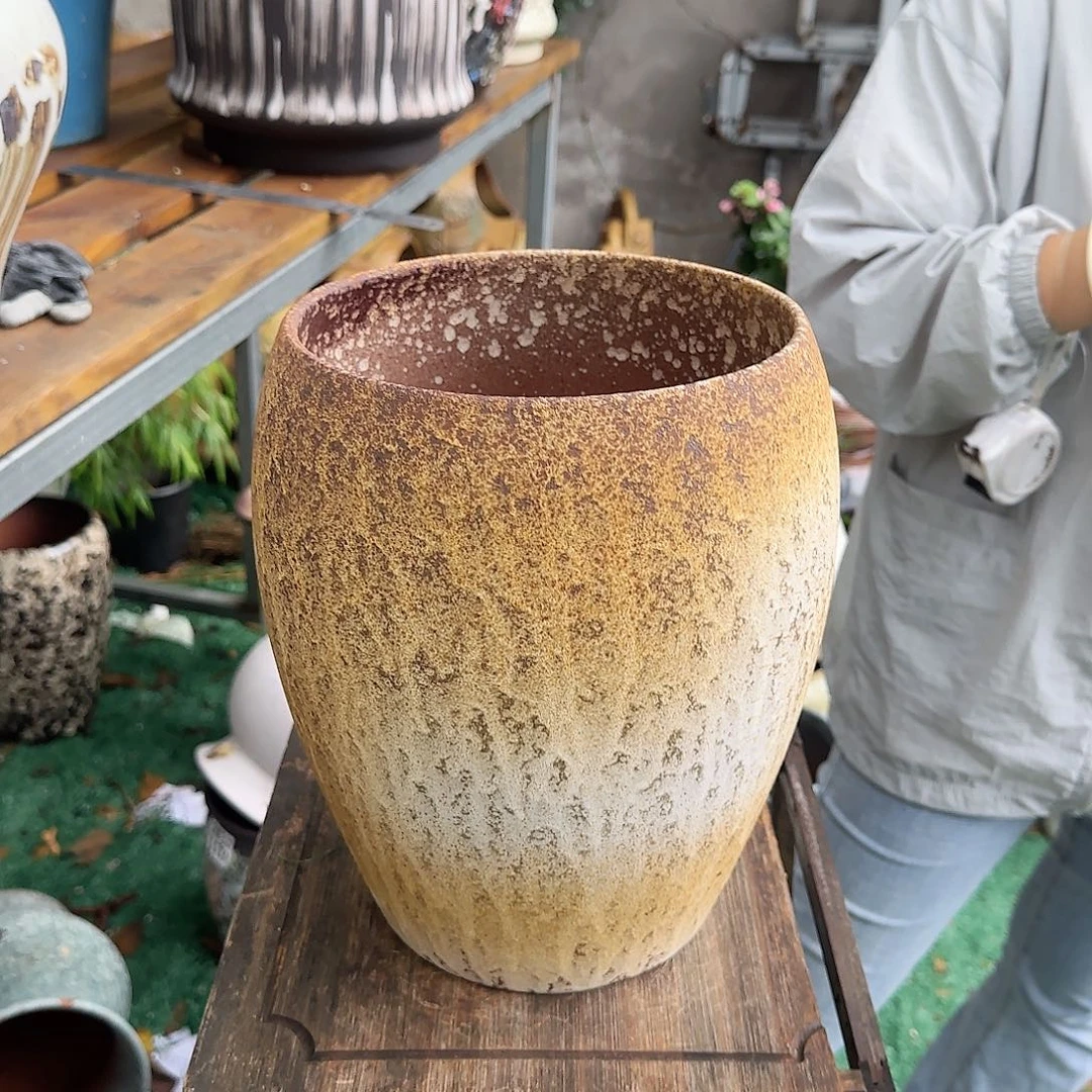 紫砂花盆王嫂花盆0623-444高28口20