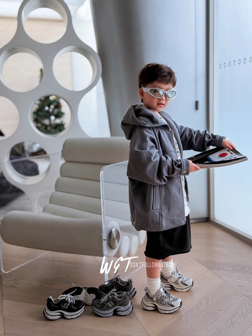 2025春夏新款儿童运动鞋时尚透气百搭N字老爹鞋经典复古慢跑鞋