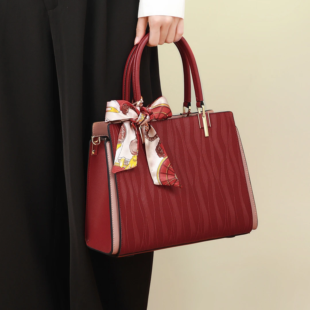 包包女2025新款斜挎包女包妈妈包大容量婚包bags气质中年手提包包