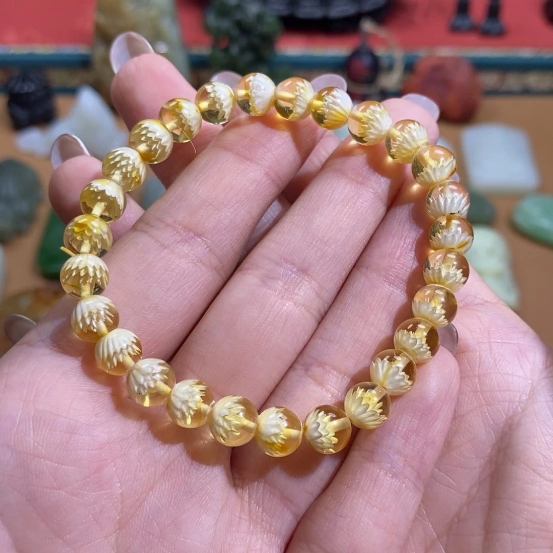 蜜蜡颈饰未镶嵌一***袋