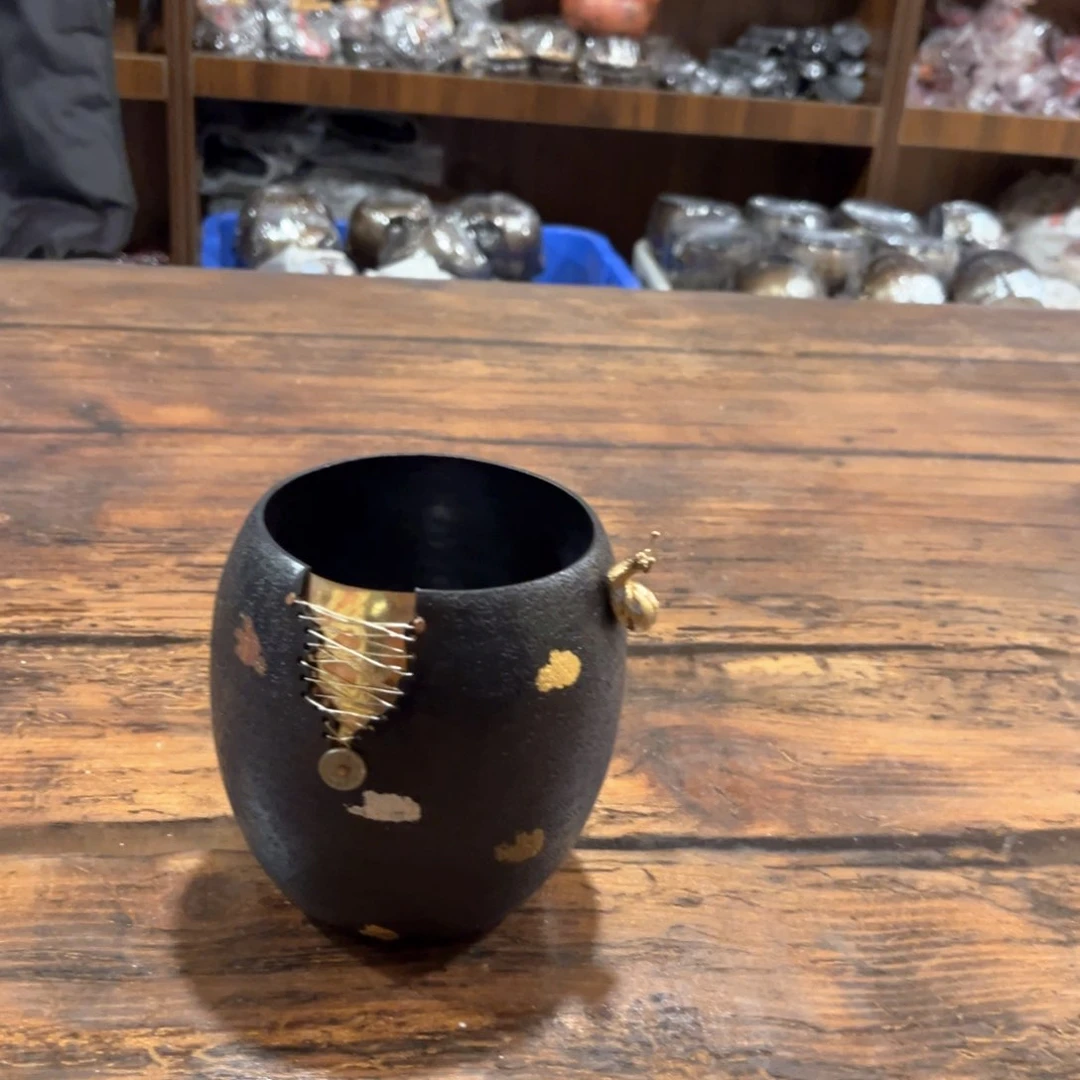 银丝茶洗手工锻打工艺