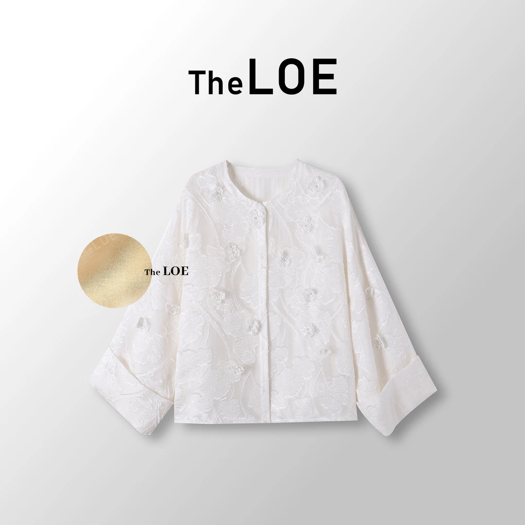 TheLOE/梦蝶 新中式高定桑蚕丝外套#02.21W-G3720
