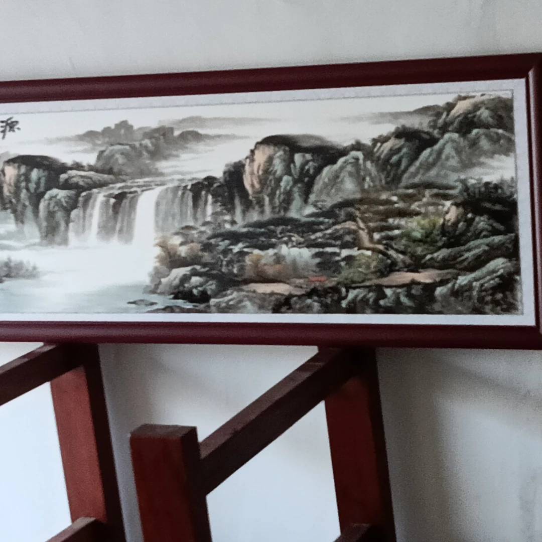 [原木]客厅背景墙画框沙发背景墙画框